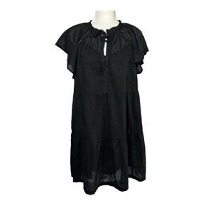 Gap ladies, black knee length summer dress size M